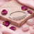 925 sterling silver pavé circle link bracelet for women