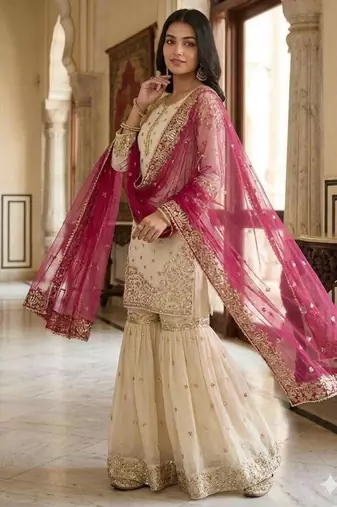classic white embroidered set