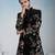 Black velvet premium designer festive wear indo western set