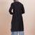 Black viscose ps premium designer festive wear dhoti kurta set