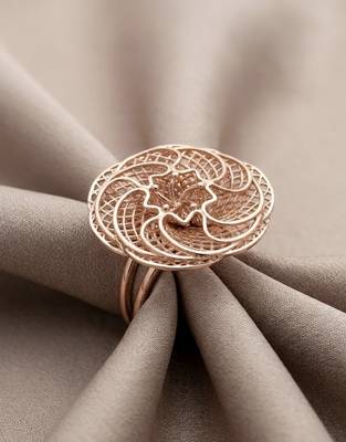 925 sterling silver filigree floral statement ring 2