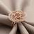 925 sterling silver filigree floral statement ring
