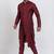 Maroon viscose ps premium designer festive wear kurta pyjama set
