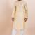 Gold cotton silk jacquard premium designer festive wear kurta pyjama set