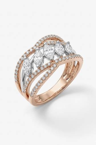 925 sterling silver marquise cut cz crossover ring