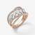 925 sterling silver bubble cluster cz ring