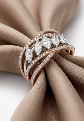 925 sterling silver bubble cluster cz ring 2