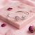 925 sterling silver matte flower open bracelet for women