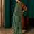 Rust color rich girlie looks silk slub fabric embroidered readymade partywear suit for girl