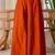Rust color beautiful embroidered graceful partywear ceremonial suit