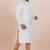 White cotton silk jacquard premium designer festive wear kurta pyjama set