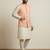 Beige  banarasi dupion premium designer festive wear kurta pyjama with jacket set