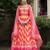 Red color beautiful dola silk gown with dupatta for ceremonial party look