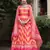 Red color beautiful dola silk gown with dupatta for ceremonial party look