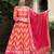 Red color beautiful dola silk gown with dupatta for ceremonial party look