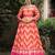 Red color beautiful dola silk gown with dupatta for ceremonial party look