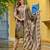 Green color beautiful printed readymade viscose silk suit with elegant handwork for party looks