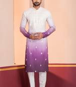 Multi color silky silk premium designer festive wear kurta trouser set