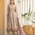 Pink color elegant sophisticated rich party looks readymade dress