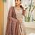 Pink color elegant sophisticated rich party looks readymade dress