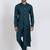 Blue viscose ps premium designer festive wear kurta pyjama set