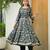 Green color elegant sophisticated rich party looks readymade dress