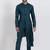 Blue viscose ps premium designer festive wear kurta pyjama set