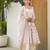 White color elegant sophisticated rich party looks readymade dress