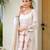White color elegant sophisticated rich party looks readymade dress