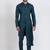 Blue viscose ps premium designer festive wear kurta pyjama set