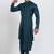 Blue viscose ps premium designer festive wear kurta pyjama set