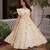 Cream color  embroidery work fancy partywear long kurti for girlie festive looks