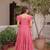 Pink color  embroidery work fancy partywear long kurti for girlie festive looks
