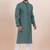 Green color jacquard silk premium designer festive wear kurta pyjama set