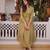 Green color mal chanderi fabric designer embroidered partywear suit for girls