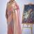 Multi color sequin embroidered work designer silk blend saree for women