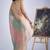 Multi color sequin embroidered work designer silk blend saree for women