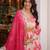 Pink color beautiful ceremonial embroidered partywear gown for beautiful looks