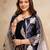 Black color aasam silk fabric designer partywear stithed suit