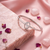 925 sterling silver open heart halo bracelet for women
