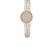 925 sterling silver pavé round disc bracelet with rope halo for women