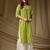 Mahendi color cambric cotton fabric ethnic ceremonial designer printed kurti