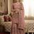 Pink color bollywood style fendy silk fabric heavy sequins work sharara dress