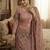 Pink color bollywood style fendy silk fabric heavy sequins work sharara dress