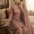Pink color bollywood style fendy silk fabric heavy sequins work sharara dress