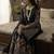 Black color bollywood style fendy silk fabric heavy sequins work sharara dress