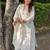 White color silk blended graceful partywear readymade kurta set