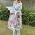 Sky blue color silk blended graceful partywear readymade kurta set