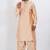 Beige viscose ps premium designer festive wear pathani set