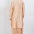 Beige viscose ps premium designer festive wear pathani set
